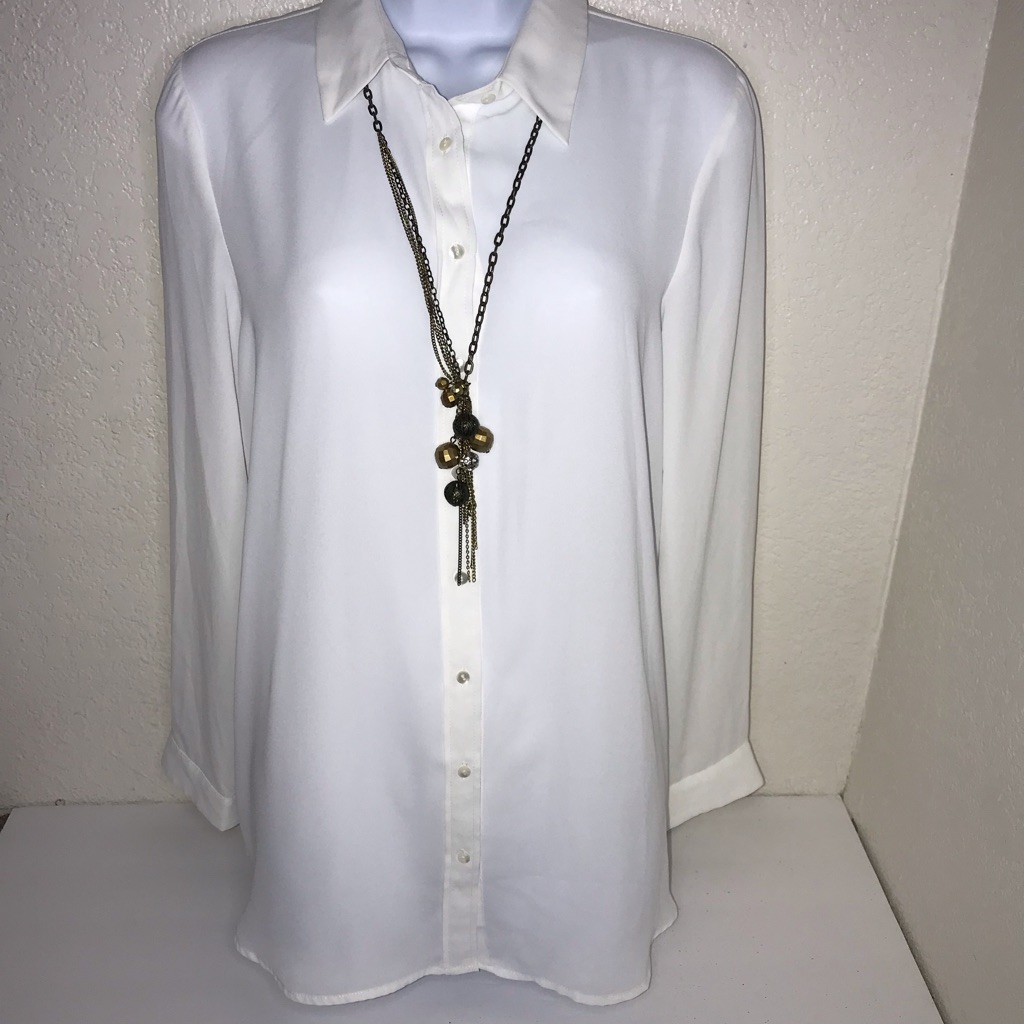 Mango Basic Longsleeve Blouse